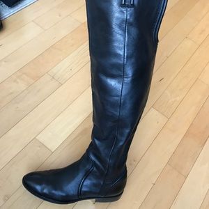 Black knee high boots